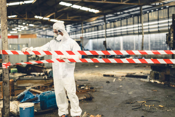 Professional Odor Removal technician working in Chester, VA